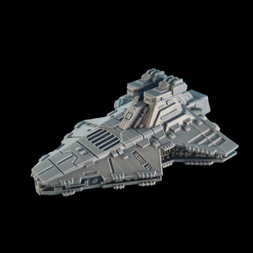 Venator Republic Cruiser Star wars cute chibi - 3D model önizlemesi
