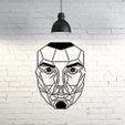 18.roboticface.jpg Face wall Sculpture 2D