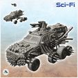 1-PREM.jpg Post-apo vehicles pack No. 1 - Future Sci-Fi SF Post apocalyptic Tabletop Scifi Machine Terrai,