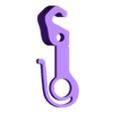 01_02_Hook_one_piece.STL Knuckle coupler 1/32
