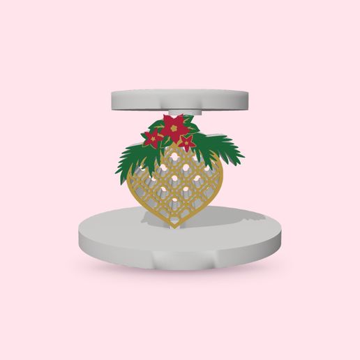 Lattice Onion Bauble Candle