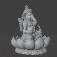ganpati3.jpg Ganpati with lotus base (Ganesh)