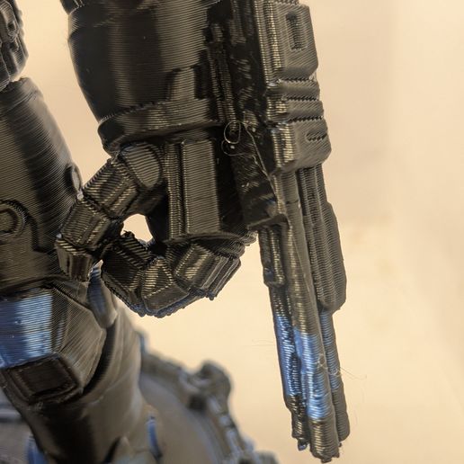 PXL_20251202_023337457.PORTRAIT.ORIGINAL.jpg Overkill Line – “Grim Enforcer” Heavy Trooper Statue – 3D Printed Sci‑Fi Miniature