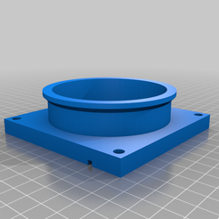 80mm-fan-housing-SL1-0.3.png Free STL file 80mm reverse fan housing・3D print design to download