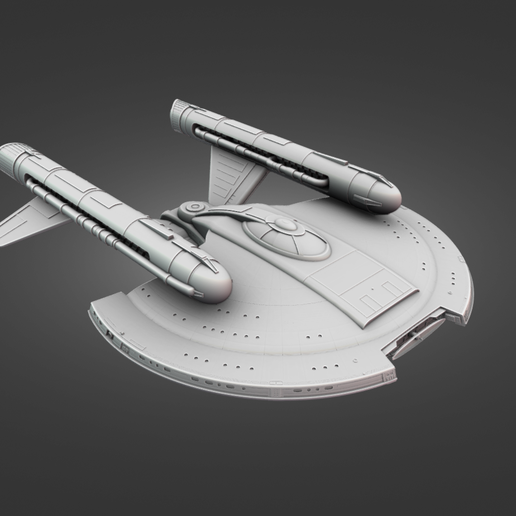 🖖 NX Intrepid Type・ STL File for 3D printing・Cults