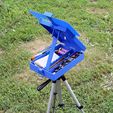0000370.jpg Table easel with paint box and tripod mount