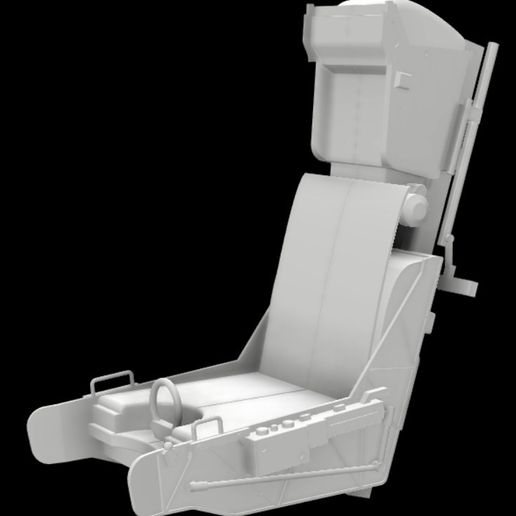 Hawk turbine /  Tornado 3D printed ejection EDF ejector seat for RC jet