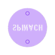 Spinach.stl Plant label “Silvaticus Fungus”