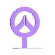 OW-Logo-Emblem-Stand.stl Overwatch Logo