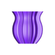 Model B v2, Abstract Planter.stl Tulip Plant Pot, (vase mode)
