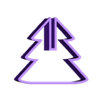 emporte piece sapin haut.stl Abeto cortador de galletas 3D Abeto cortador de galletas 3D Abeto cortador de galletas 3D