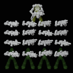 1.png Fichier STL Armes combinées pour la nouvelle arrière-garde primaire・Objet imprimable en 3D à télécharger