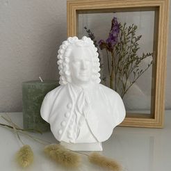 Bach.jpg Bust Johann Sebastian Bach  (Art,Home)