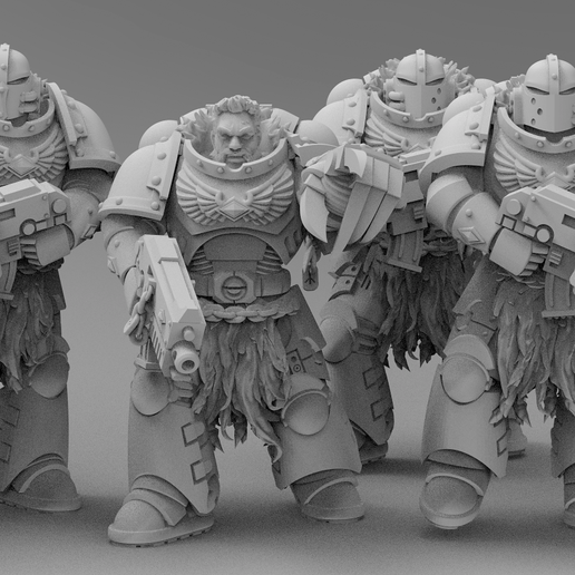 Space Bear Rifleman Squad - Monopose