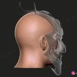 18.jpg Shan Hai Scrolls Jhin Mask - Jhin God - League Of Legends 3D print model
