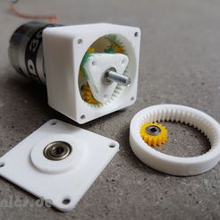 20190503_114546.jpg Free STL file Mini Motor Planetary Gearbox 1:4.7・3D printable object to download