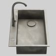 4.jpg Kitchen Sink 3D Model