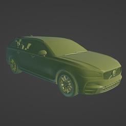 1.png Fichier STL Volvo V90 Cross Country 2018・Modèle à télécharger et à imprimer en 3D