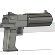 Pistol View 2.png Free STL file Fordo's Commando Pistol・3D printing model to download