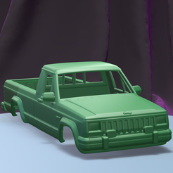 c004.png STL file JEEP COMANCHE 1984 (1/24) printable car body・3D printing template to download, Vehicle_World