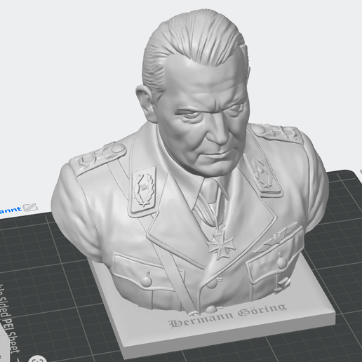 Historical Bust - Hermann Göring (1893-1946) - Defendant Nuremberg Trials - Educational Model