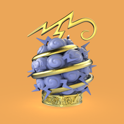 fruta.36.png Archivo STL Jiki Jiki no Mi/ジキジキの実・Plan imprimible en 3D para descargar
