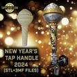 Tapp3D-NYE-1-text-6.png Beer Tap Handle - New Year's Eve 2024