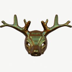 Deer_Image.jpg Squid game Deer mask VIP 3D model