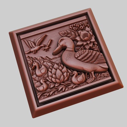3D file Duck Animal 3D Model for CNC Router Laser & 3D Printer 🦆 ...