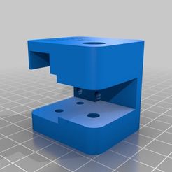 2e80f6fdf95dd2cb6e38878d2184eafc.png Free STL file D9 X Axis Idler Bracket, works on stock printer or with MGN12 Rails・3D print design to download
