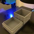 Square textured box