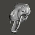 inostrancevia2.jpg Dinosaur skull, Inostrancevia cranium and jaw