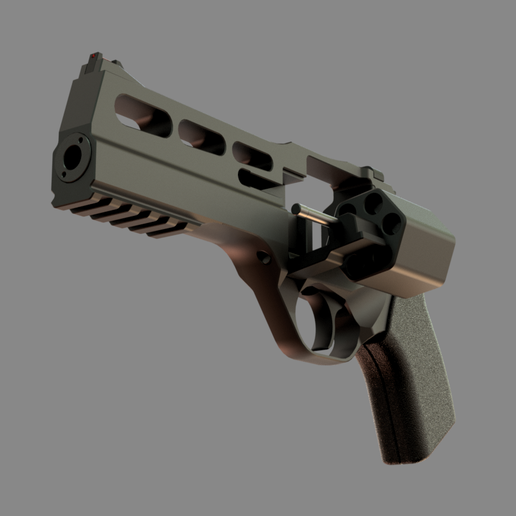 キアッパライノ 3Dプリント 3D Printable Chiappa Rhino 50DS - High-Detail 3D Printable