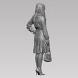 r.jpg young girl in dress and high heels with a handbag
