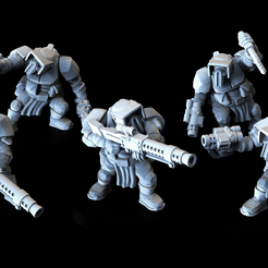 SkoutSquadrender.png Fichier STL L'escouade Skout Troopa・Plan à imprimer en 3D à télécharger