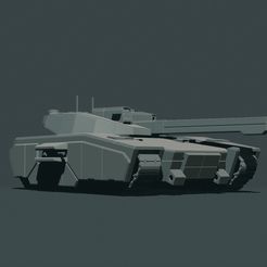 GurteltierMBT_01.jpg STL-Datei Gurteltier MBT kostenlos・3D-Druck-Vorlage zum herunterladen