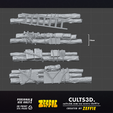 pg2-566456364.png By ZEFF1E - Model Kit Attachments Set 3 - 48th Scale 1:48 - x5 Stylized Attachments Sherman Tank & Trucks Miniature Logs Models Props Army WW2 World War 2 1 German British American