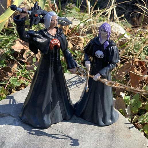 Emet Selch and Hythlodaeus 3D model