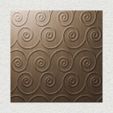 canvas-wall-panel-ornament-cobweb-03-4.jpg Art Nouveau Spiral Wave Seamless 3D Wall Panel STL Model for CNC & 3D Printing