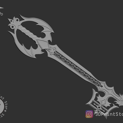 1.png -Datei Oblivion KeyBlade von Kingdom Hearts - Fan Art 3D-Druck Modell herunterladen • Objekt für den 3D-Druck, 3DPrintStoreSTL