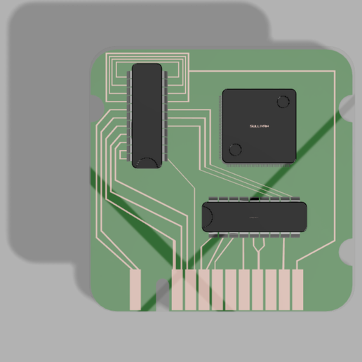chip2.png Fichier OBJ gratuit Puce d'ordinateur・Modèle imprimable en 3D à télécharger, Moinak