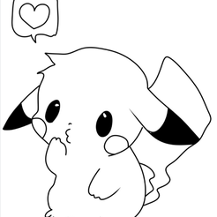 Captura.png STL-Datei pokemon picachu kawai・3D-Drucker-Vorlage zum herunterladen