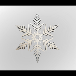 IMG_9343.png Descargar archivo STL Copo de nieve (9) • Modelo para la impresora 3D, MeshModel3D