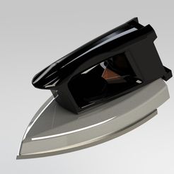 isometric.jpg 3D-Datei Bügeleisen kostenlos・3D-Druck-Modell zum herunterladen