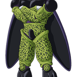 cell.png STL file dragon ball cell・Template to download and 3D print, thecriws