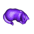 Cat_piggy_bank_body.stl Cat Piggy bank - No support required and optimized for printing speed and material use!