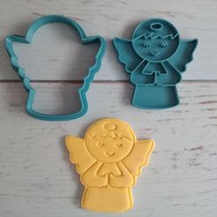 angel.jpg Файл STL CORTADOR DE GALLETAS ANGEL - НОЖ ДЛЯ ПЕЧЕНЬЯ В ВИДЕ АНГЕЛА・3D-печать дизайна для загрузки