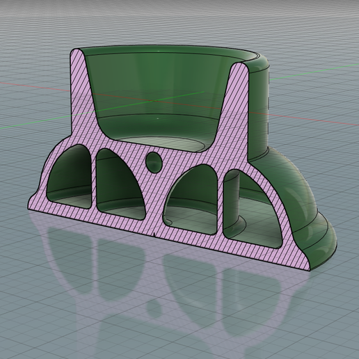 Dämpfungsfuß (z.B. für Sidewinder) 3D model