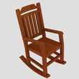 View0.jpg Rocking Chair 3D Model