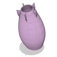 vase304 v3_stl-41.png pot vase cup vessel Bomb v304 for 3d-print or cnc